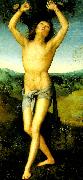 Pietro Perugino st sebastian oil painting